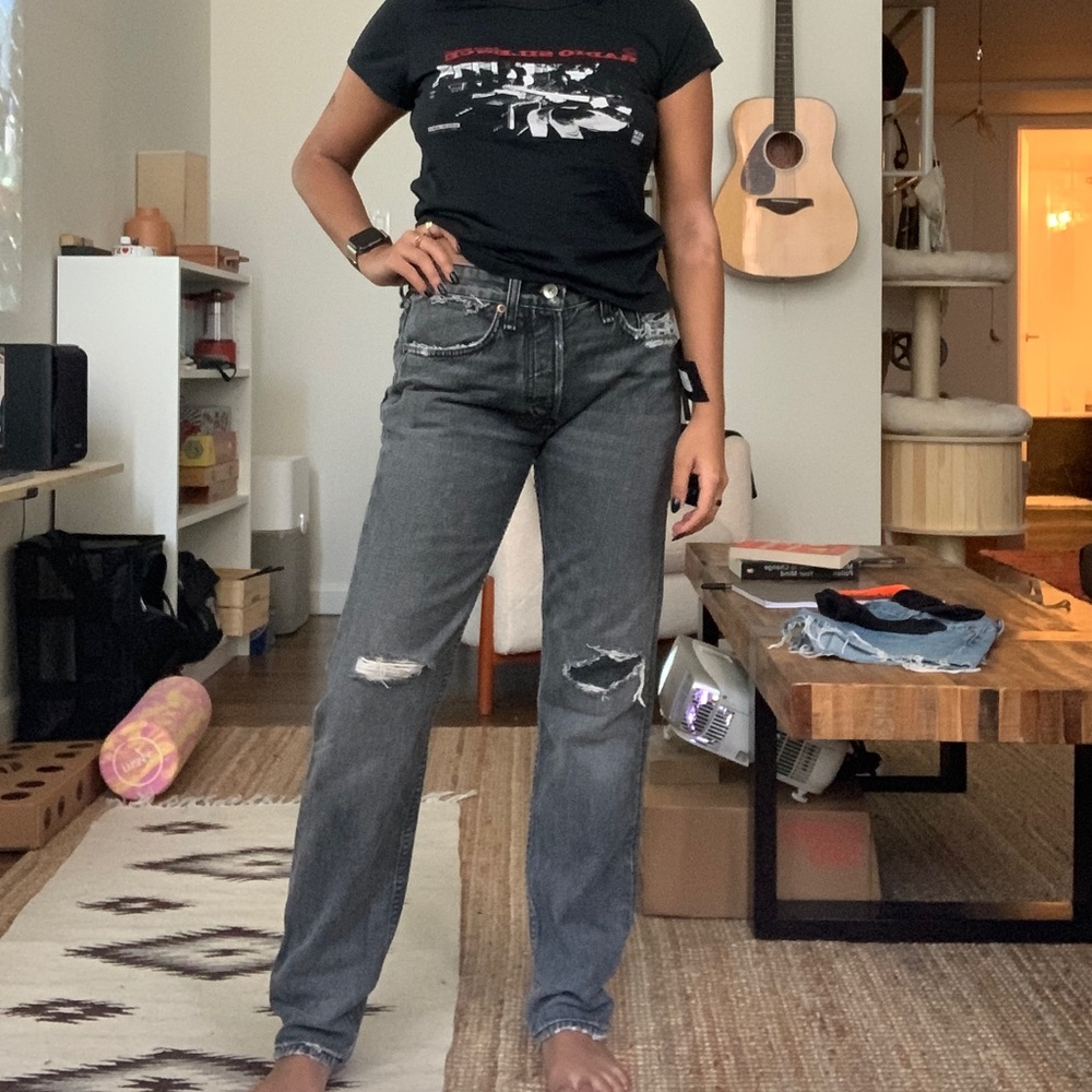 Rag and bone grey jeans